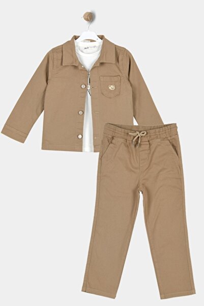 ALG Boy's Trendy Triple Style Outfit Combination - Jacket - Elastic Waist Pan...