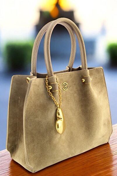 QUB CLUB Γυναικεία Μοντέρνα και Ευρύχωρα Γνήσιο Δέρμα Τσάντα ώμου