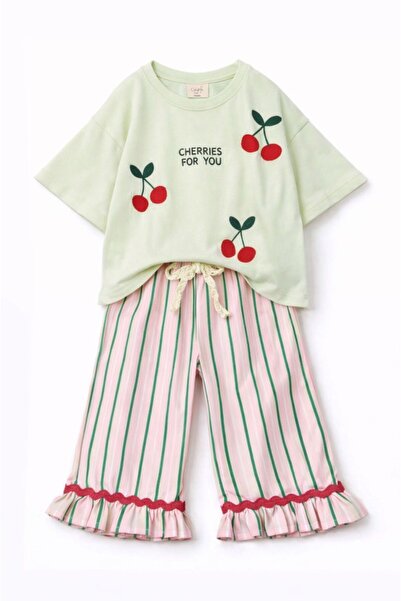 OZZY KİDS Σετ μπλουζάκι και παντελόνι για κορίτσια