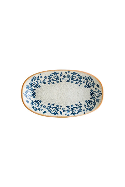 Bonna Porselen Bonna Viento Gourmet 19*11 cm Oval Kayık Tabak 2li