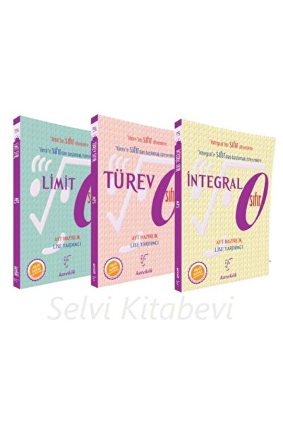 Karekök Yayınları KAREKÖK YAYINLARI LİMİT SIFIR - TÜREV SIFIR - İNTEGRAL SIFIR