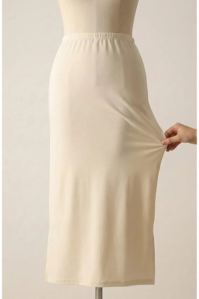 sefamerve 1955-03 Μοντέλο Κρεμ επένδυση φούστας