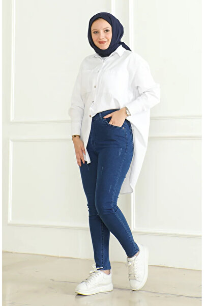 sefamerve Navy Blue Basic Jeans - 2781-01