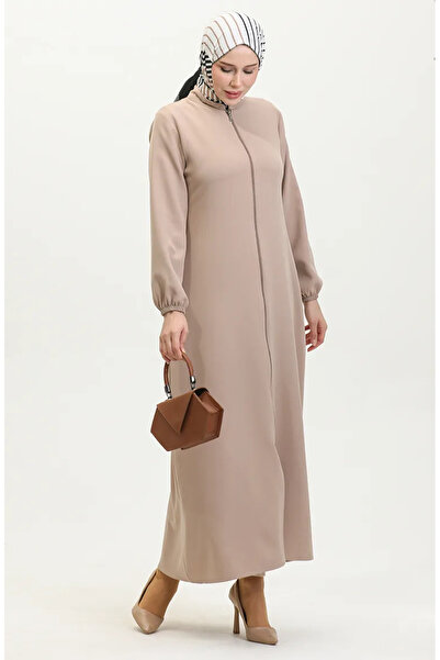 sefamerve Μύτη λαβής με φερμουάρ Mink Flat Ferace με λάστιχο 1013-02