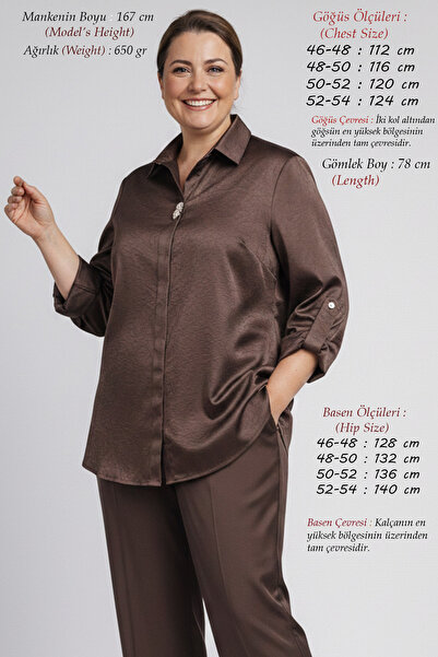 Laden Γυναικείο Σετ Μεγάλου Μεγέθους Υψηλής Ποιότητας Σατέν 44-54 Μεγέθη Άνετ...