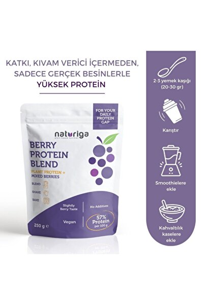 Naturiga Berry Protein Karışımı 250 Gr.
