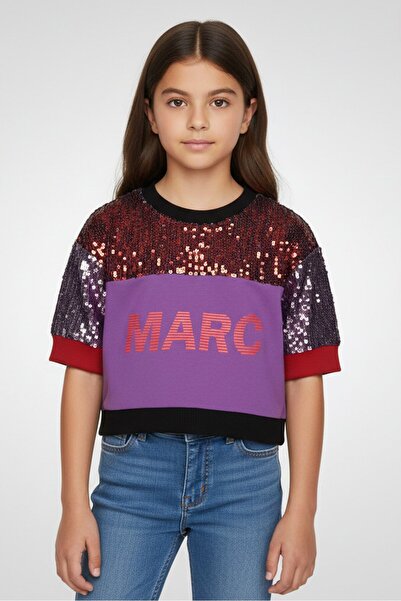 Marc Ellis Kids Girls Sequins Tops, Multicolor