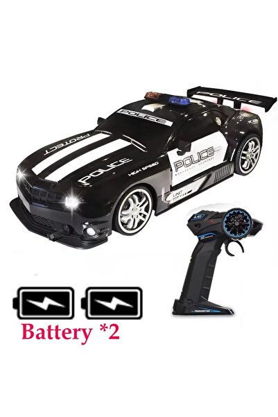 Choice 2 بطارية 2000 1/12 سيارة شرطة كبيرة 2.4 جيجا هرتز فائقة السرعة تعمل با...