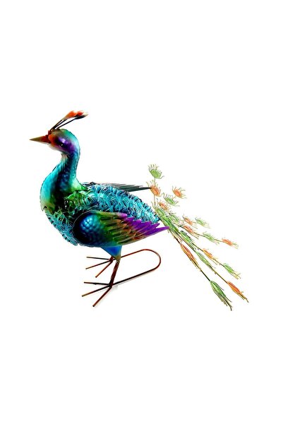 Strend Pro Garden decoration, metal, peacock, 49x35.5x53 cm