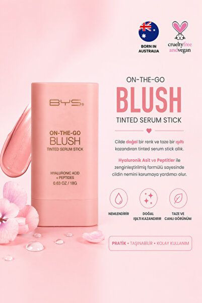 BYS Australia BYS Tinted Serum Stick Blush Baby Pink (Pembe) – Nemlendiricili...
