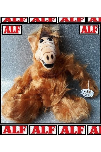 OYUNCAKSAHİLİ Alf Plush Toy, 80s TRT Series Nostalgia, 27 cm, Licensed, 1980, Bully Brand.