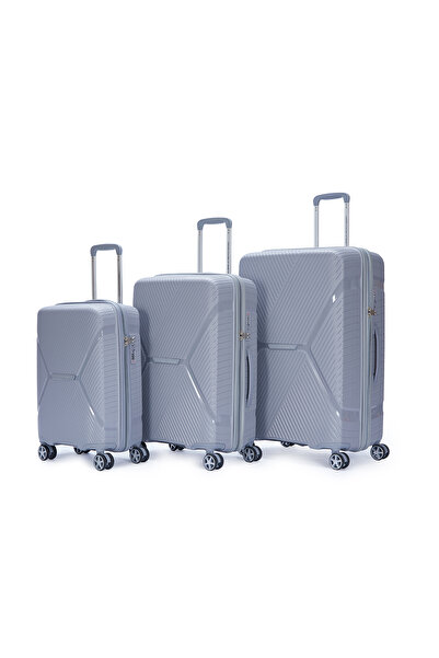 United Colors of Benetton 14BNT3000 Polipropilen 3 lü Valiz Seti