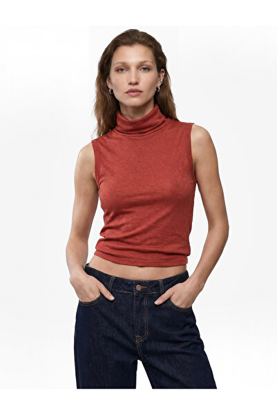 Koton Αμάνικο κορμάκι με ψηλό γιακά