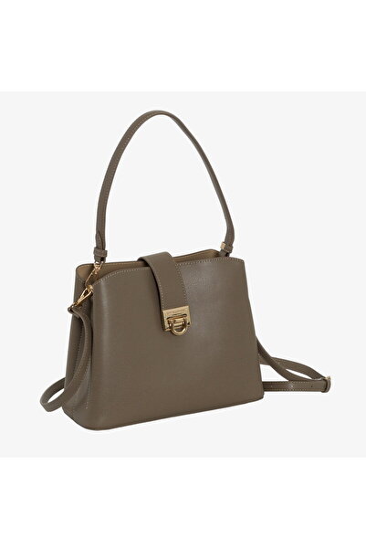 David Jones Γυναικεία τσάντα ώμου και λουράκι Stone