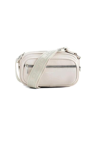 David Jones Γυναικεία Τσάντα ώμου Λευκή