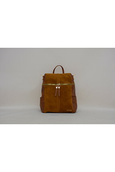 David Jones Έγχρωμο σακίδιο πλάτης σουέτ, τσάντα χιαστί, τσάντα ώμου από μαλα...