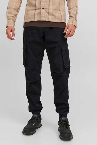 Jack & Jones JACK&JONES JPSTKANE JJNOAH ΜΑΝΤΑΛΑΖΕΝΤΑ ΚΟΡΥΦΑΙΑ ΜΑΥΡΑ