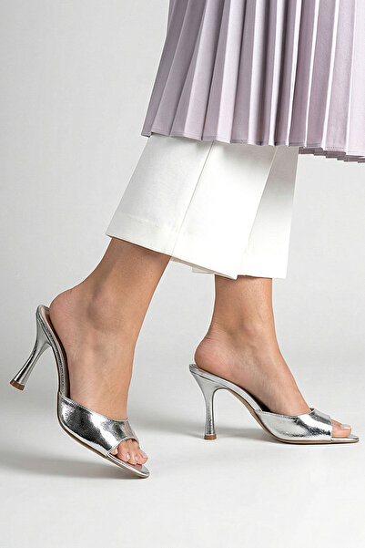 Gökhan Talay Zafira Εύκαμπτη Μαλακή Αντιολισθητική Σόλα (8 εκ.) Λαμέ Μεταλλικ...