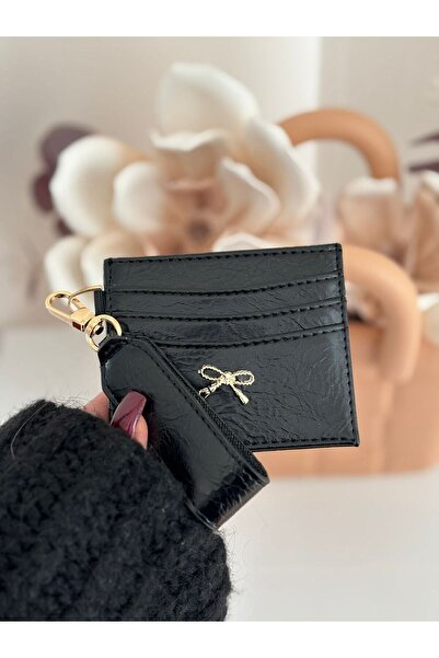 lalettobags Γυναικεία θήκη για κάρτες από γυαλιστερό συνθετικό δέρμα με λεπτο...