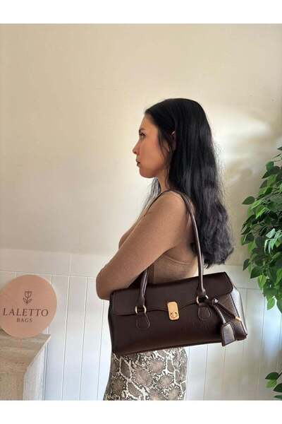 lalettobags Γυναικείο μοντέλο Rosa με κάλυμμα Τσάντα ώμου