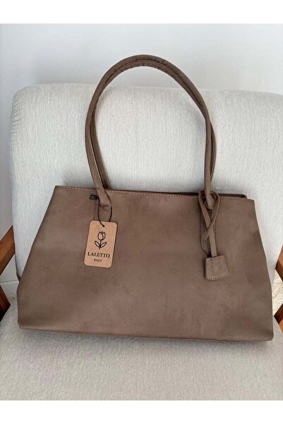 Women's Model Suede Large Bag