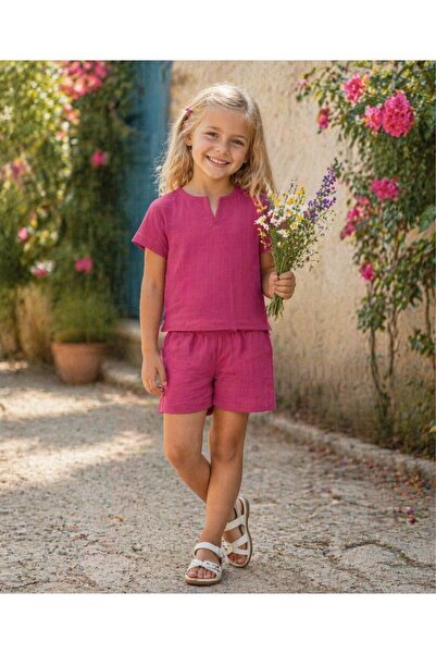 Montisu Baby, Child Bottom Top Set 100% Cotton Muslin Set