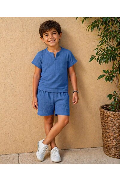 Montisu Bebi, dječji gornji i donji deo kompleta, 100% pamučni muslin set