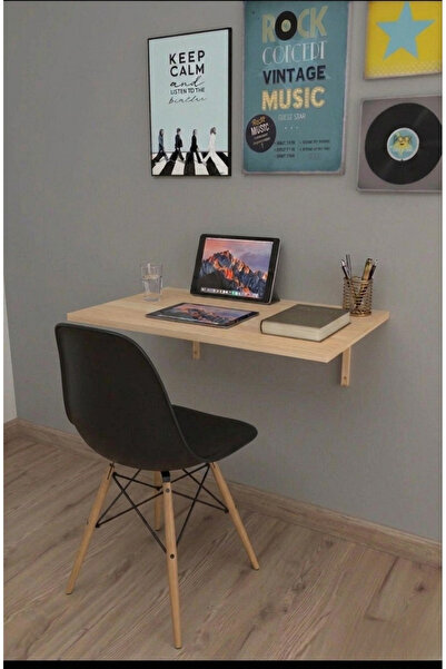 BMD MOBİLYA Duvara Monte Çalışma Masası 68x50 cm | Katlanır Laptop Masası | Y...