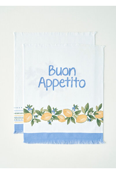 Bella Maison Lemoncello Cotton 2-pack Πανί Στεγνωτηρίου Κίτρινο (40x50 cm)