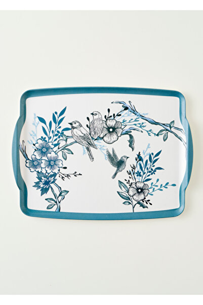 Bella Maison Μπλε δίσκος μελαμίνης - Bleu Blanc (42x31 cm)