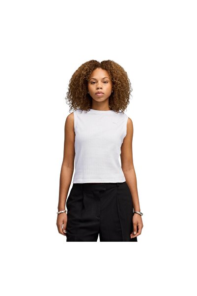 Puma 691893-02 Дамска тениска Her Tank, бяла