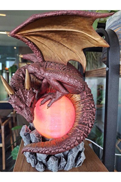 Side Quest Dragon Eclipse LED Masa Lambası – Ejderha Figürlü Dekoratif Işık |...