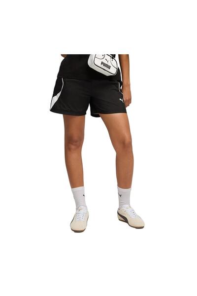 Puma 691867-01 Αθλητικό Υφαντό Σορτς Γυναικείο Σορτς και Κάπρι Μαύρο