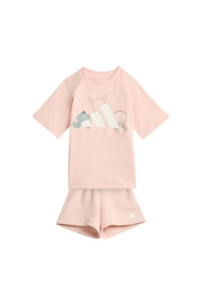 adidas KE0757-B I Trnstr T Set Bebek T-Shirt Pembe
