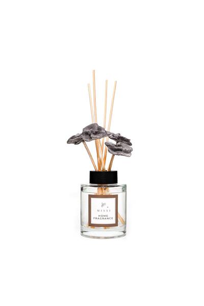 Missi 100 ml Gri Orkide Taş Bambu Çubuklu Black Vanilya Oda Kokusu