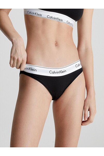 Calvin Klein Kadın Marka Logolu Orta Yüksek Belli Nefes Alabilir Rahat Kumaşl...