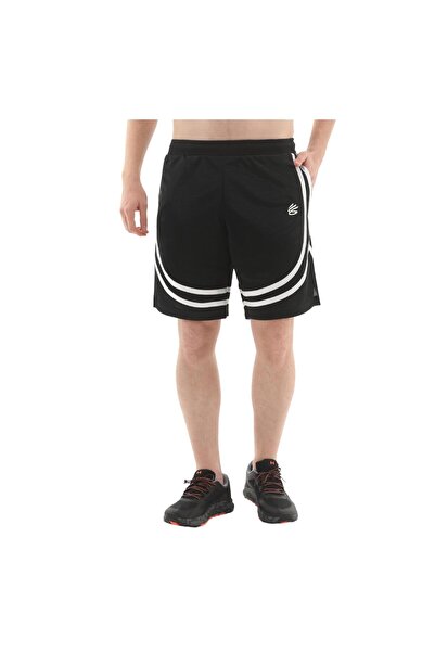 Under Armour A6011369-001 شورت كاري سيج قصير للرجال وبنطلون كابري أسود