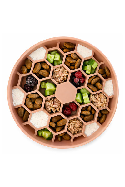 Yavaş Yeme Kabı Slow Feeder-Köpekler için Zihinsel Uyarım, Ekstra Derin Tasarım, Premium Silikon (L)