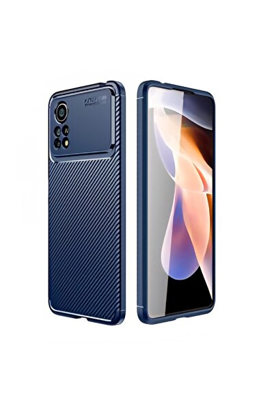 ZM STORE Xiaomi Poco X4 Pro 5g Kılıf Karbon Tasarımlı Harika Kesim Negro Kapak