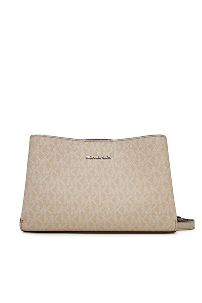 Michael Kors Women's Adjustable Shoulder Strap Monogram Logo Patterned Magnet...