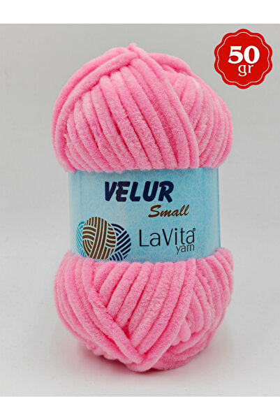 LaVita Yarn LaVita Velur Small Kadife El Örgü İpi %100 Polyester 50gr (4017 Ş...
