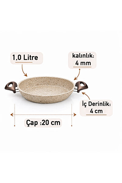 FALEZ Creamy Granit Sahan 20 Cm