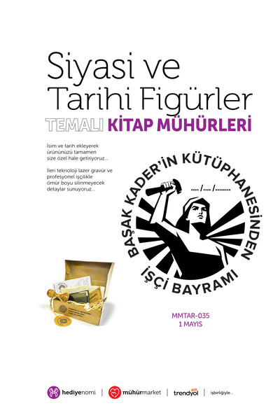 HEDİYENOMİ Mühürmarket > May 1St Labor and Solidarity Book Seal > Mmtar-035