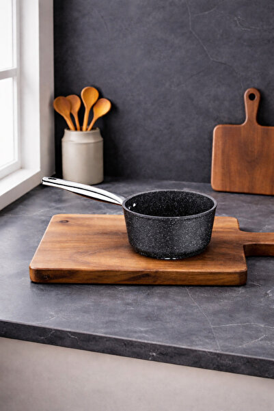 FALEZ Black Line Granit Sütlük 18 Cm