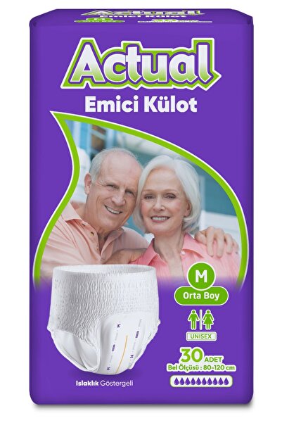 ACTUAL Yetişkin Emici Külot Hasta Bezi Medium 30'lu