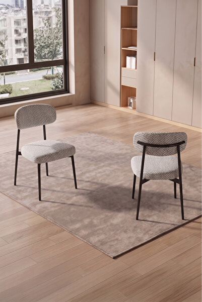 asaella mobilya Kara 4'lü Sandalye – Modern ve Sade Sandalye metal polo