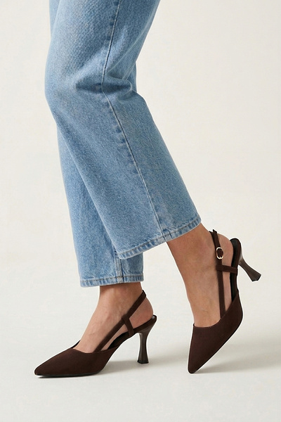 Ziya , Γυναικεία παπούτσια με τακούνι 1611060Z3600 Καφέ