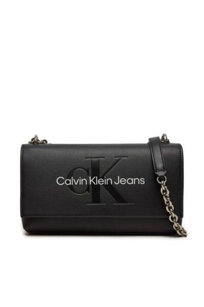Calvin Klein SCULPTED EW FLAP SİYAH KADIN OMUZ ÇANTASI