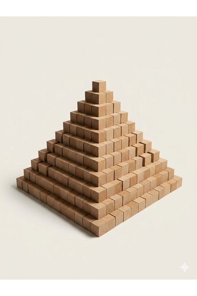 Generic Brand (2×2×2 سم 100 قطعة) مكعب خشبي للهوايات