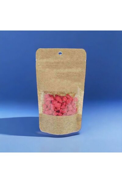 Konak Ambalaj Kraft Pencereli Doypack 85x145 mm 25 li Paket